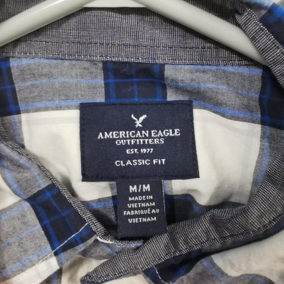 Men's Gingham Long-Sleeve Button Up - Picture 3 of 6